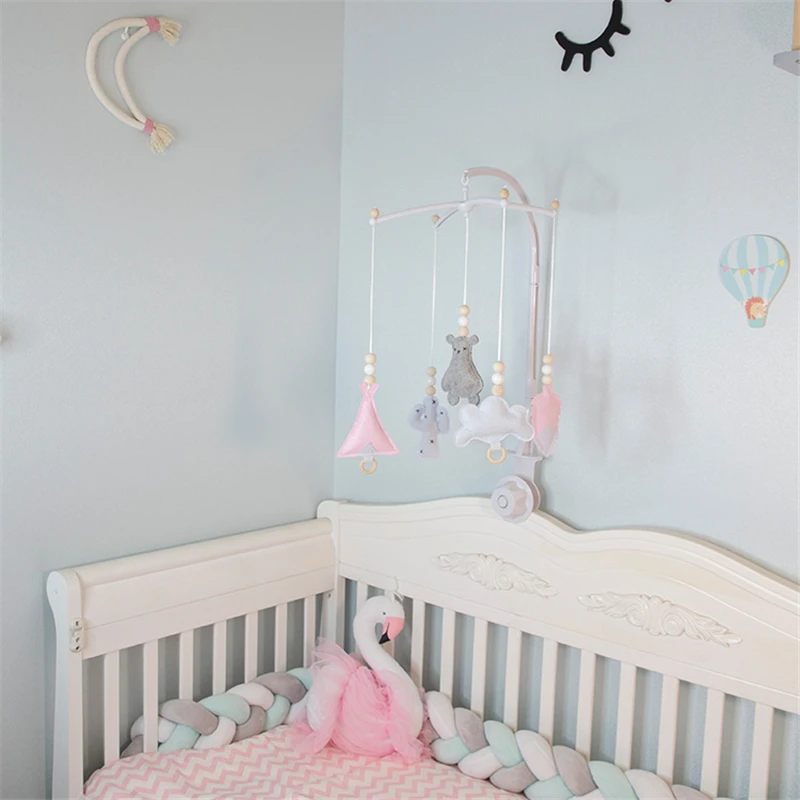 Детский мобильный телефон игрушки для детей 0-12 месяцев новорожденных кроватка