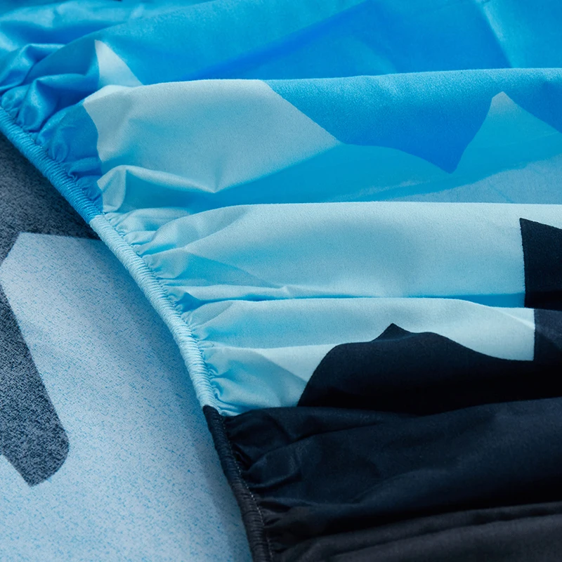 Новый товар 1 шт. наматрасник из 100% полиэстера с принтом четырьмя углами и