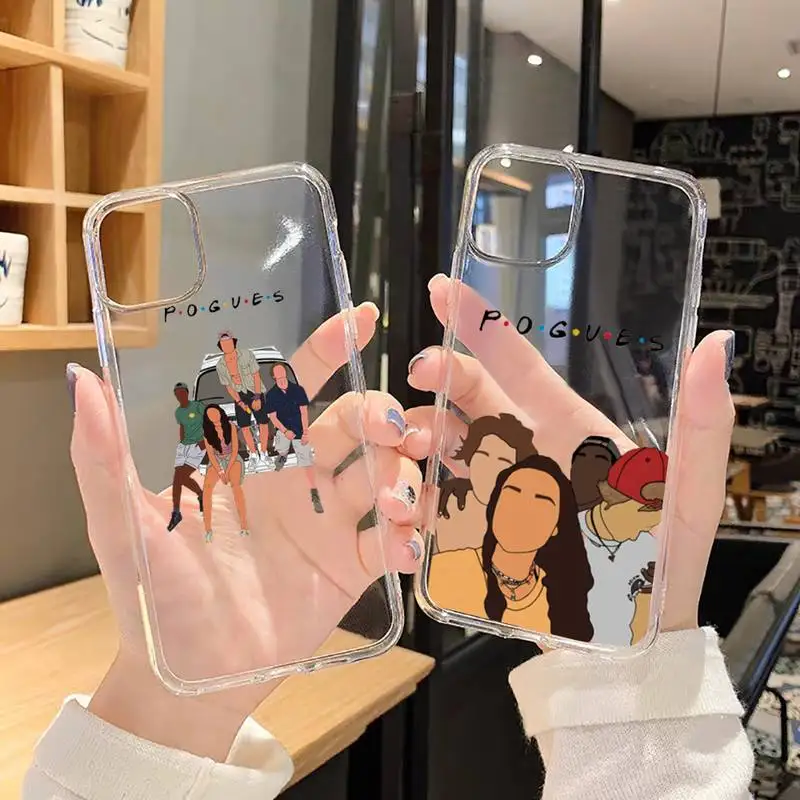

outer banks tv show Phone Case For iphone 13 12 11 8 7 plus mini x xs xr pro max Transparent soft