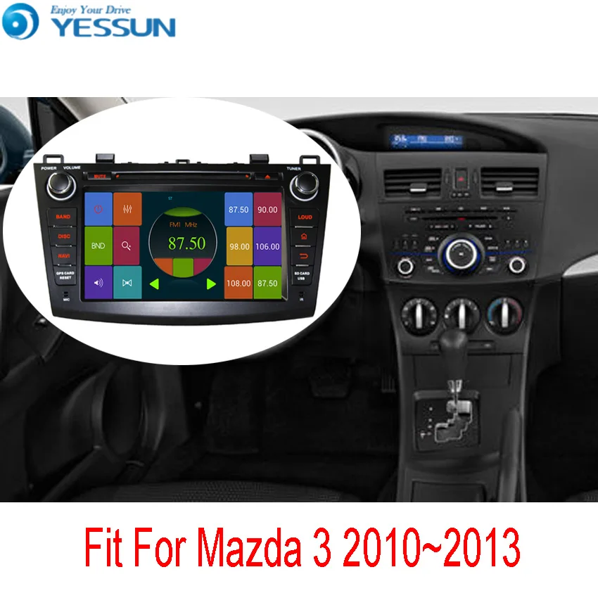 Автомобильный DVD плеер YESSUN для Mazda 3 BL 2008 ~ 2013 система Android Wince Авторадио радио