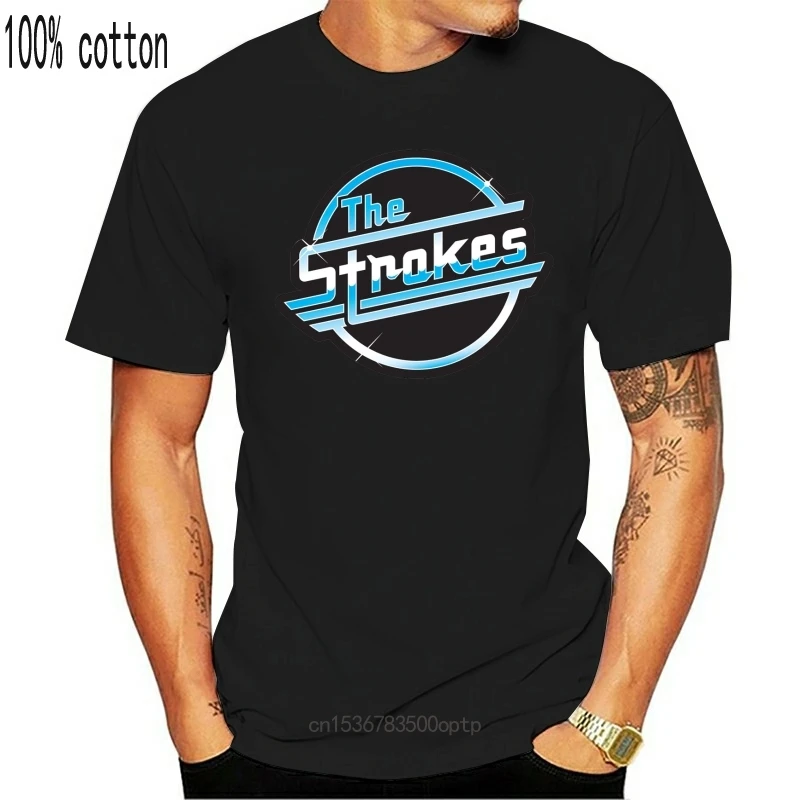 

New The Strokes Shirt Punk Rock Loose Plus Size TEE Shirt For Men Women Tshirt
