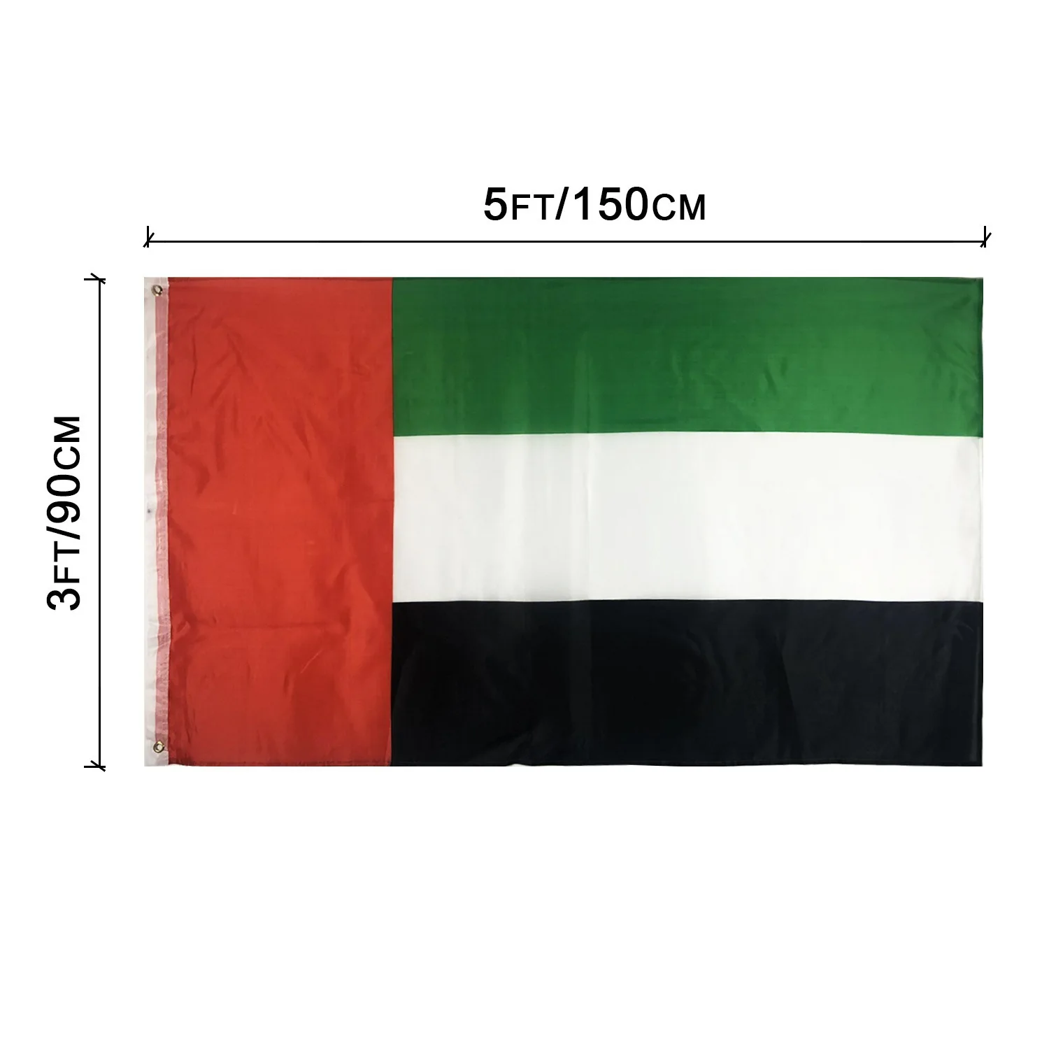 

90*150cm Polyester The United Arab Emirates National Flag Football Banner Flag For Festival Home Garden Decoration Party Supply
