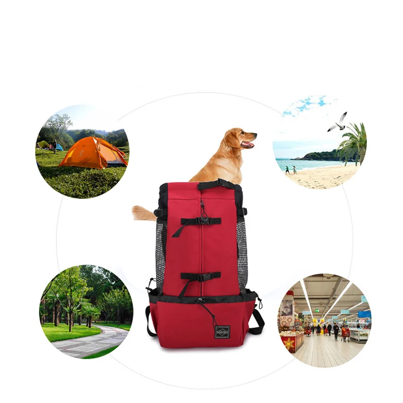 Переноска для собак Воздухопроницаемый Регулируемый рюкзак улицы моющиеся
