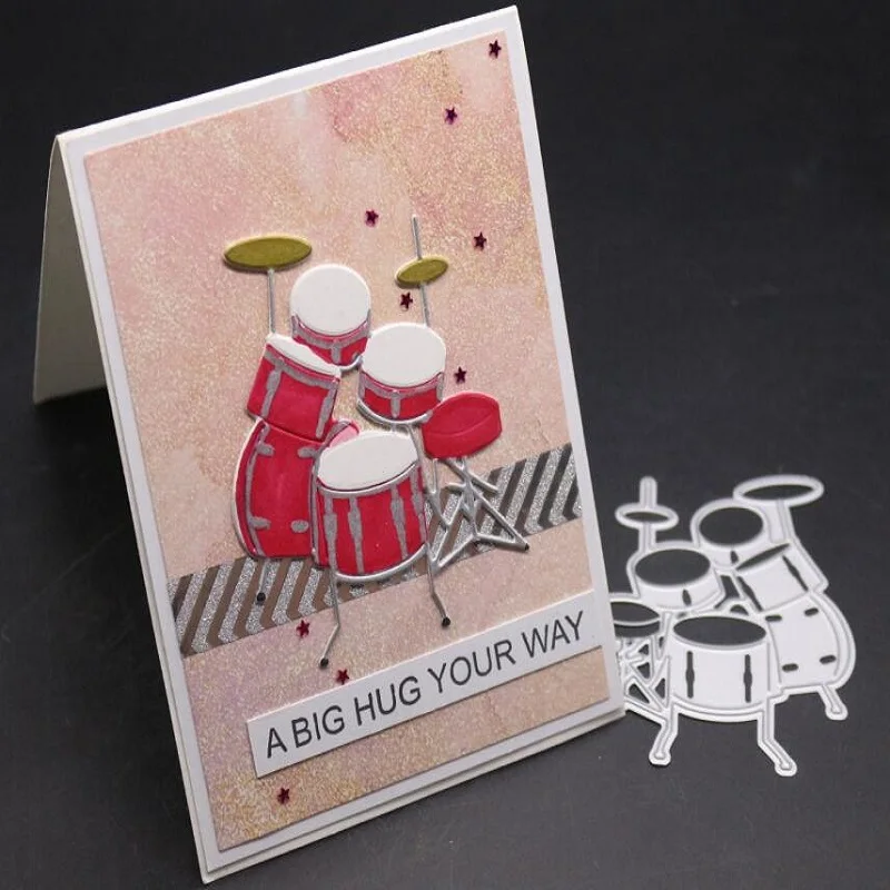 Металлический барабан режущие штампы для рукоделия скрапбукинг албум фото