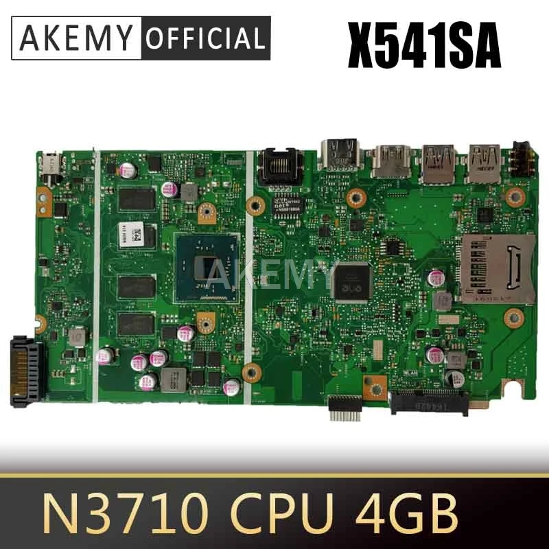 

X541SA материнская плата для ASUS X541SA X541S F541S CPU/N3710 4 ГБ/память материнская плата для ноутбука протестирована 100% оригинальная материнская плата