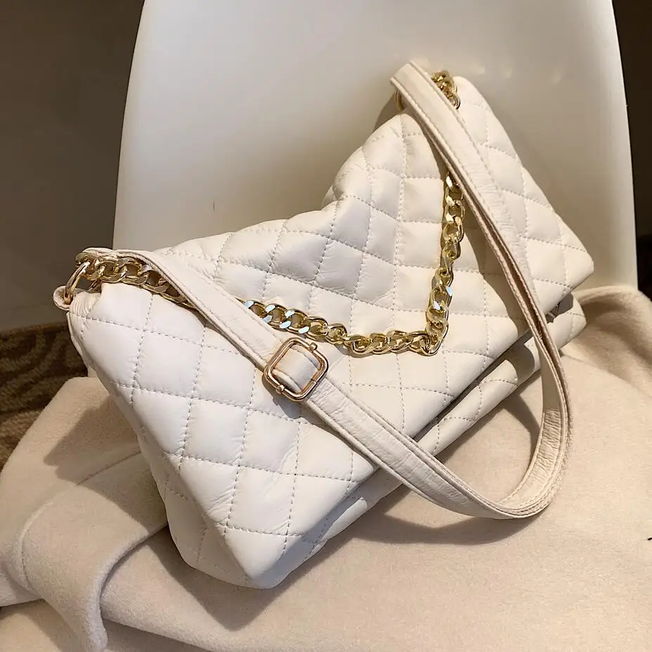 

Lattice Large capacity Tote bag Underarm bag 2022 New PU Leather Women's Designer Handbag Luxury brand Shoulder Messenger Bag