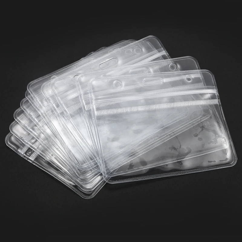 Badge holder 10 pieces Transparent | Багаж и сумки