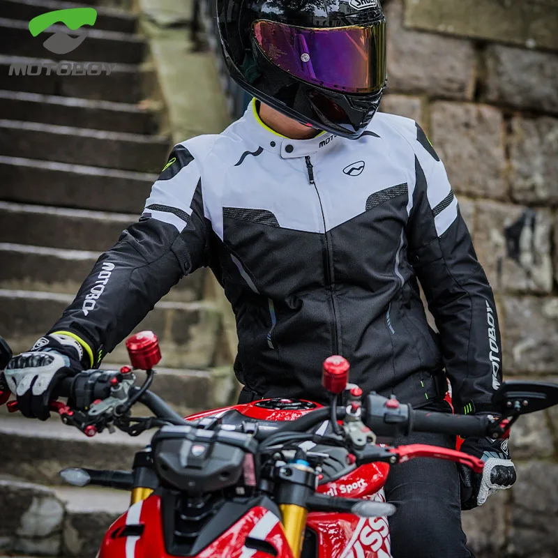 Мотоциклетный костюм Motoboy мужской водонепроницаемая Всесезонная теплая куртка