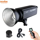 Godox SL-200W CRI 93 + светодиодный светильник непрерысветильник свет на 16 каналов 5600K белый 200 Вт + пульт дистанционного управления + отражатель