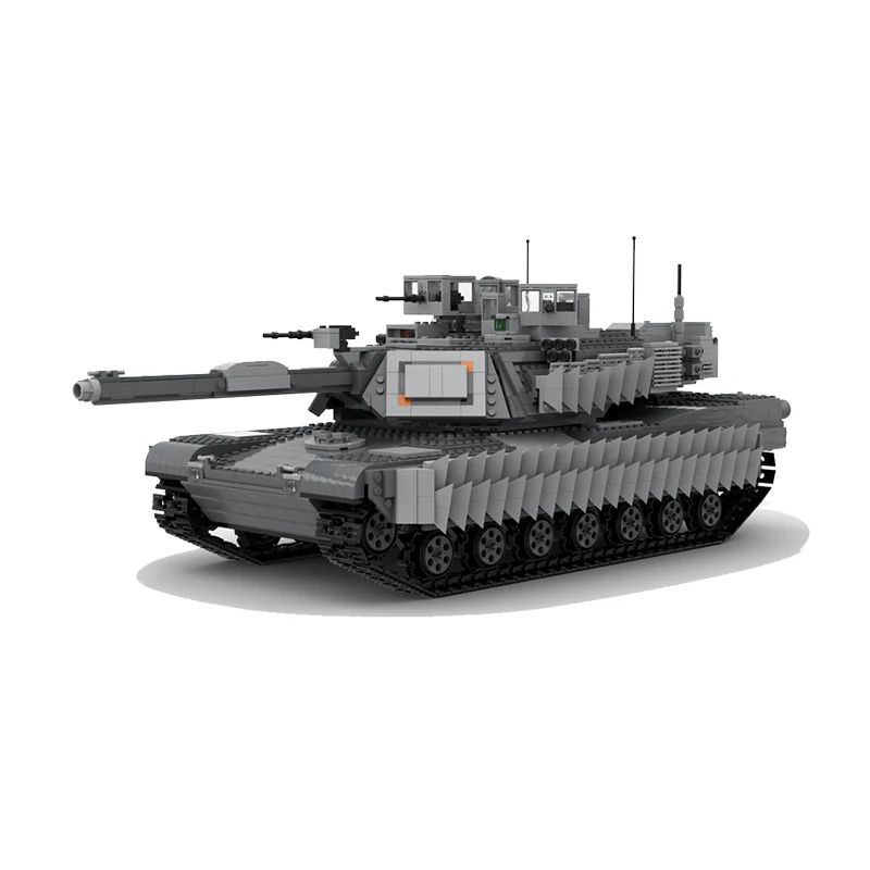 

Конструктор технологии, Военная серия, зернистость, максимальный M1A2 Abrams, танк с дистанционным управлением, сборная игрушка