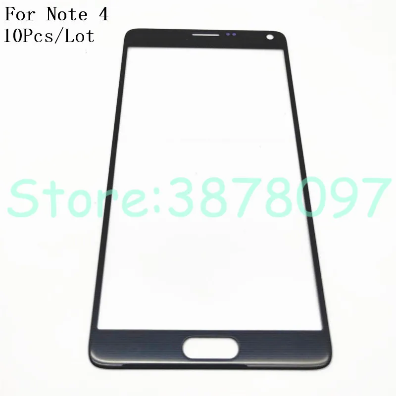 10 шт./лот сменный ЖК дисплей Передний сенсорный экран Стекло Внешний Объектив