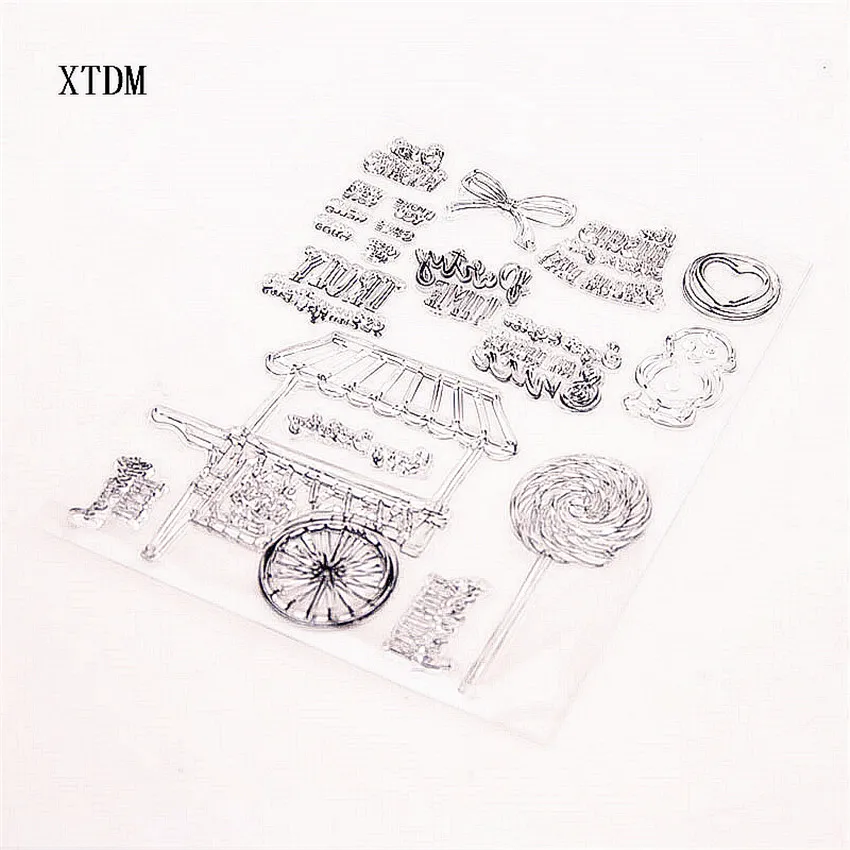 Лидер продаж прозрачный штамп вечерние силиконовый с цветочным узором сделай