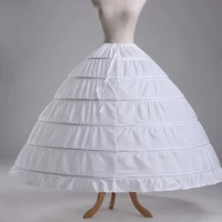 fantastic new style 6 hoops white petticoats bustle ball gown wedding dress underskirt bridal crinolines