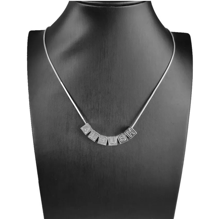 Квадратная подвеска Амулет из стерлингового серебра 925 пробы уличное ожерелье