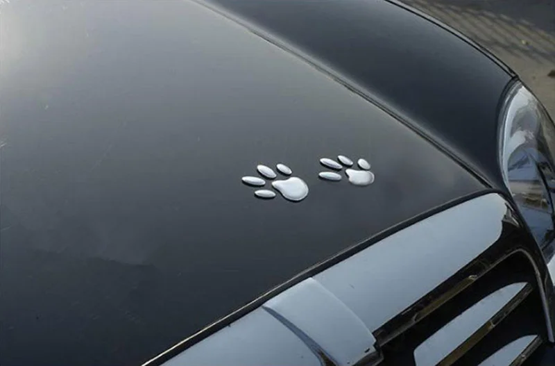 Автомобильный Стайлинг Смешные автомобильные стикеры 3D животных собак кошек Bear