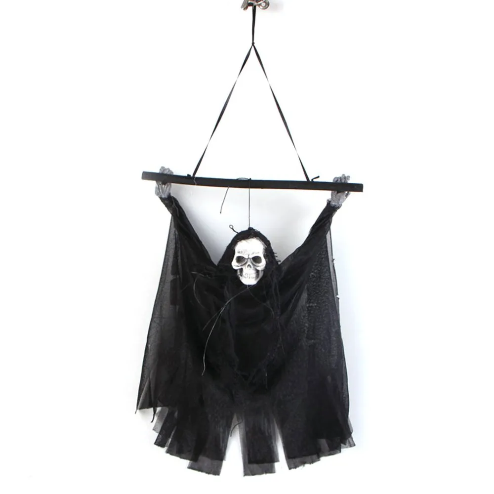 Скелет с голосовым активированием череп на Хэллоуин подвесное украшение