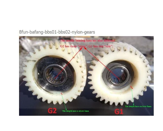 Нейлоновая Шестерня BBS02 нейлоновая редукционная BBSHD новая версия пластиковая для
