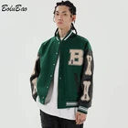 Куртка мужская BOLUBAO, с вышивкой, в стиле хип-хоп