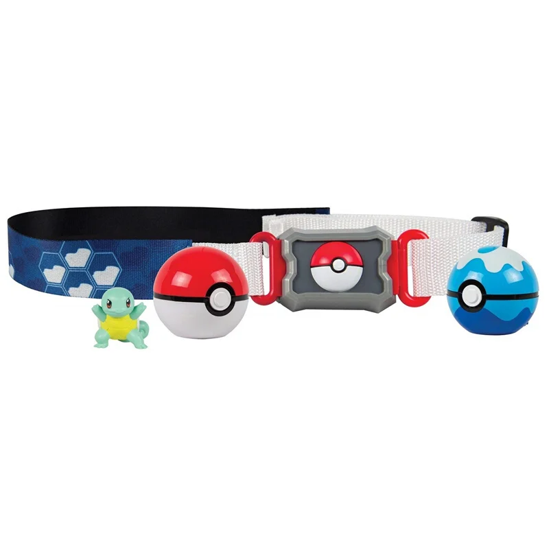 

TAKARA TOMY Pokemon Toys Genuine Version Action Figure Pokemon Master Elf Ball Belt Set Telescopic Toysfor Children Gift