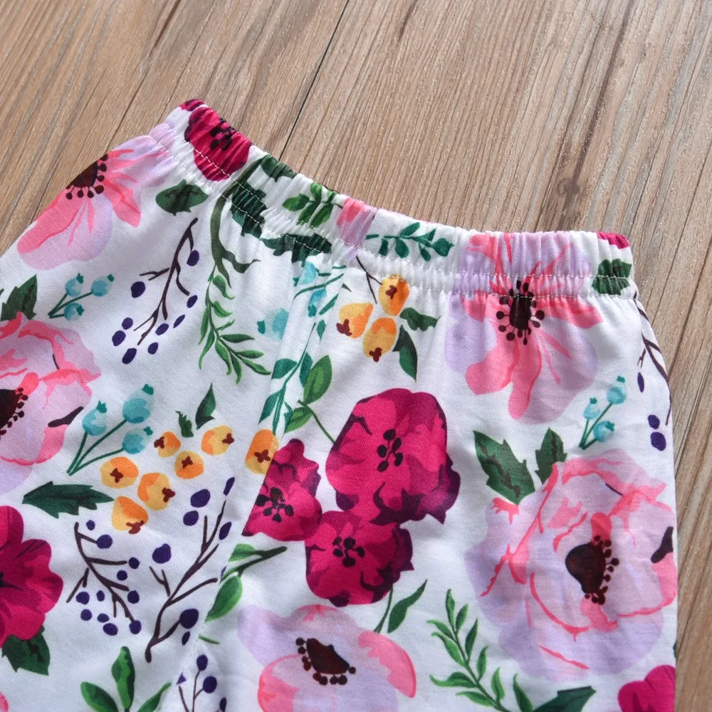 Комплект одежды для маленьких девочек 3 шт. Модный комбинезон Hello World с коротким