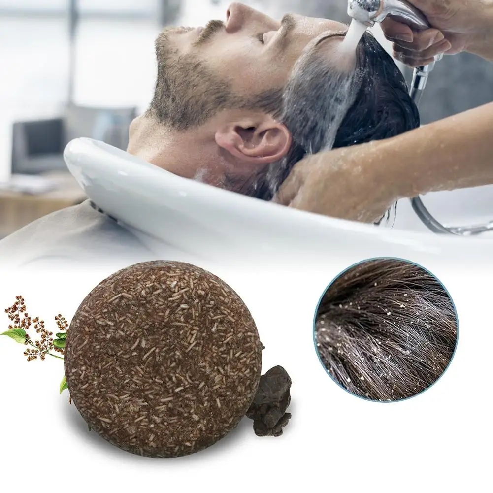 Новая эссенция Polygonum шампунь для затемнения волос барное мыло натуральная мягкая