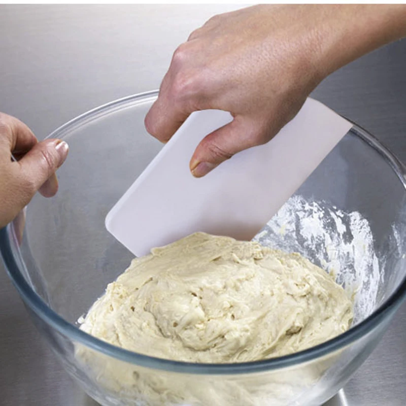 Кондитерский Резак пластиковые шпатели для торта Скребок теста трапециевидные