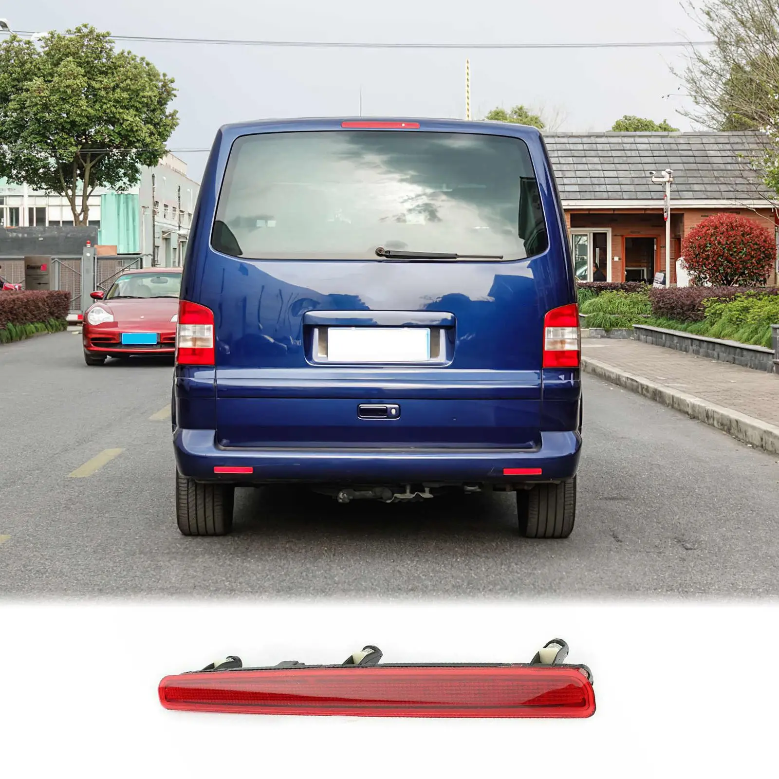 brand new hot sale car led 3rd third brake light tail parking light red 12v 7e0945097a for volkswagen transporter t5 2003 2015 free global shipping