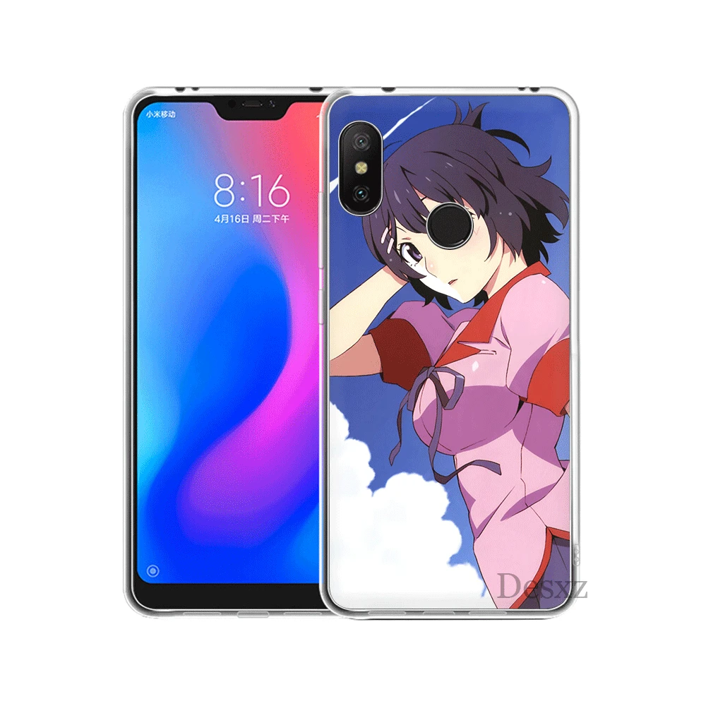 Мобильный чехол для телефона Xiaomi Redmi 7A K20 GO 7 4 Prime 3S 3 5 6 7Pro S2 4A 5A 6A крышка Senjougahara Hitagi