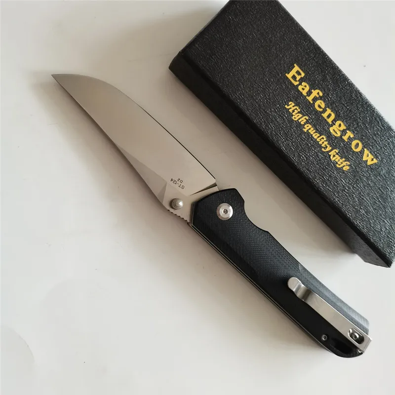 Складной нож Eafengrow sitive ST124 D2 Клинок G10 Карманный для выживания охоты тактический