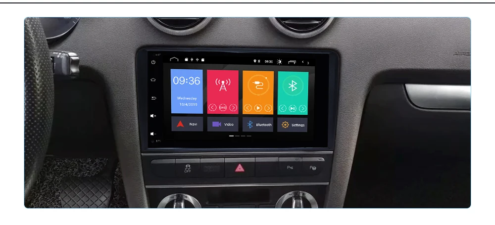 Ips DSP 2din Android 9 автомобильный мультимедийный плеер головное устройство для Audi A3 8P S3 2003-2012 RS3 Sportback радио навигация gps DVD стерео