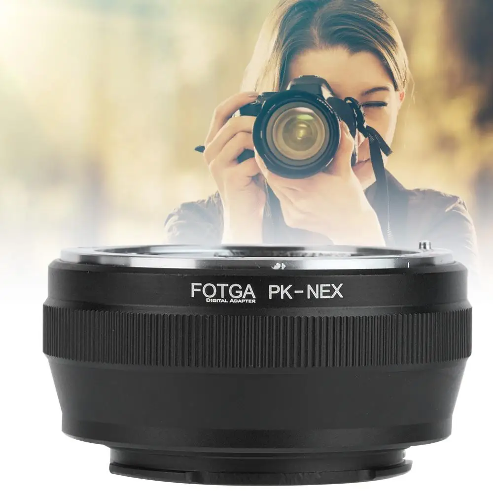 

FOTGA Lens Adapter Ring for Pentax K/PK Mount Lens to Sony E-Mount NEX3 C3 NEX5 NEX6
