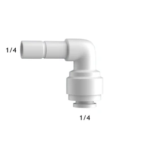 50 шт.лот 14 ''соединение-14'' колено RO водяной фитинг 6,5 мм POM шланг PE труба быстроразъемный Водяной фильтр детали