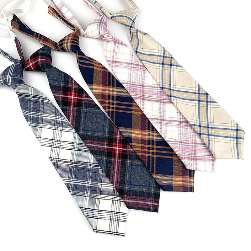 34*7 см галстук в клетку полоску для колледжа модный 7 школьная профессиональная