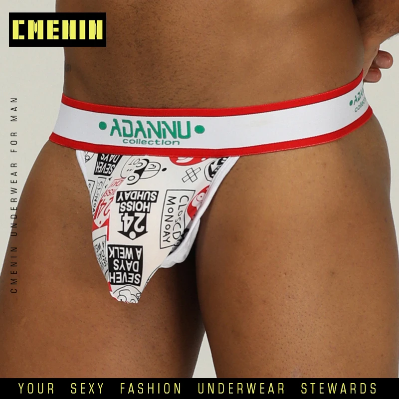 Мужские трусы джоки Темно-Синие Трусы-стринги сексуальное нижнее белье для геев