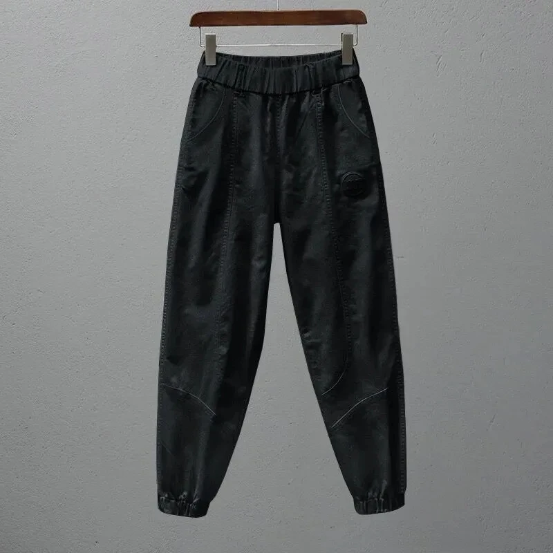 Новинка 2022 женские белые брюки на весну и лето тонкие свободные шаровары