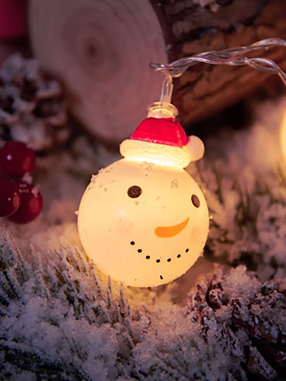

1-6M Small Snowman LED Light Christmas Decorations Lights Decoración Wedding Decoration Festival Lighting Гирлянда Светодиодная