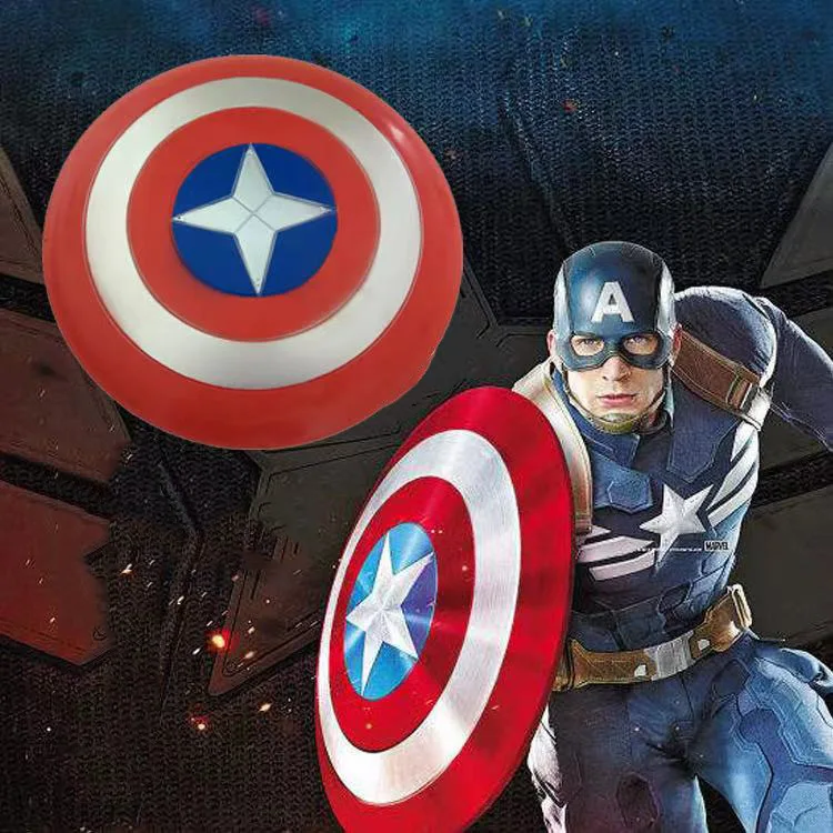 

Marvel The Avengers Captain America Shield Figure Toys Light-Emitting & Sound Cosplay Property Toys Gifts for Kids