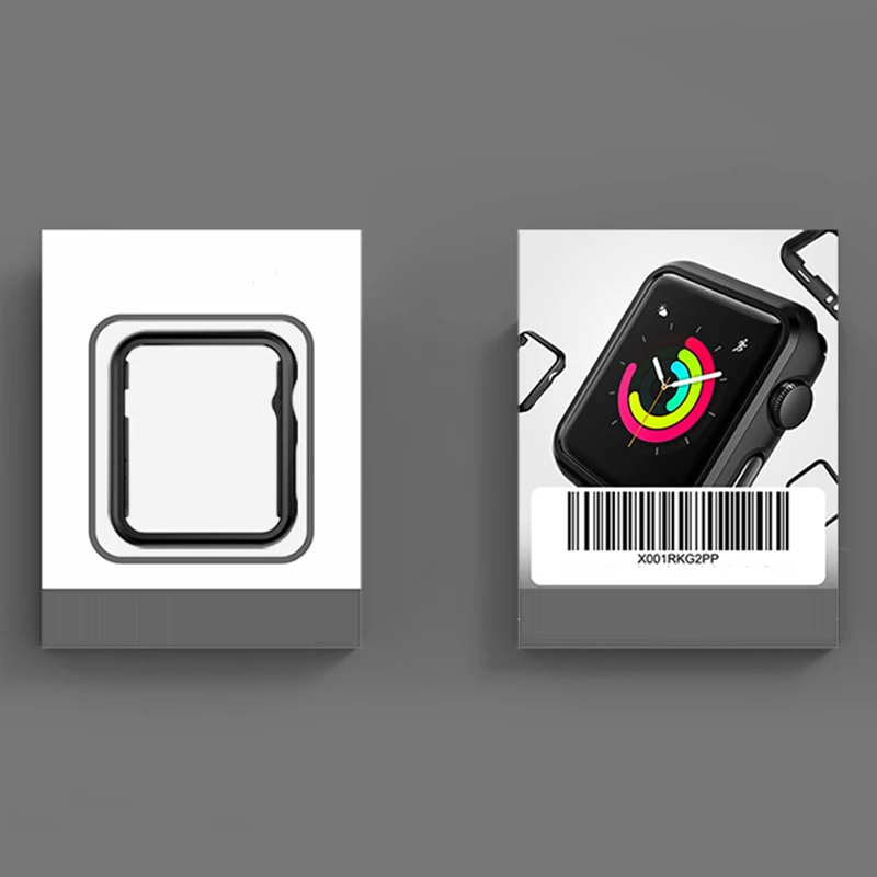 Для iWatch series 5 4 3 2 360 защитная рамка чехол для Apple Watch 38 40 42 44 s5 защитный Защита экрана