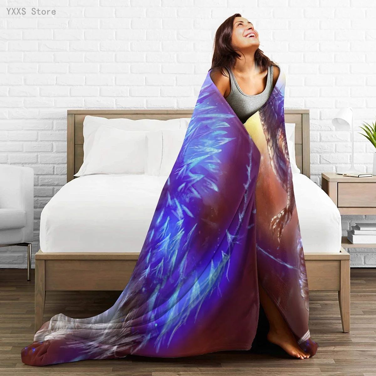 

Godzillas 3D Cartoon Sherpa Blanket Warm Super Soft Flannel Office Nap Bedspread Sofa Bedding Plush Quilt Plaids 291794788