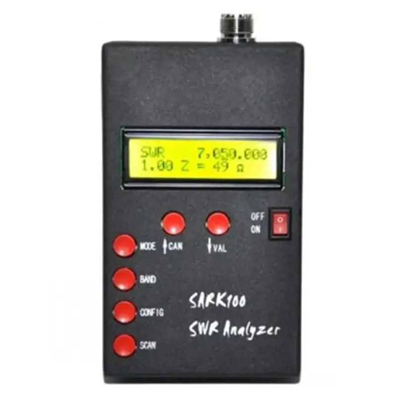 P82F 1-60MHz HF ANT SWR Antenna Analyzer Meter Standing Wave Tester for Ham Radio Impedance Capacitance Measurement | Компьютеры и
