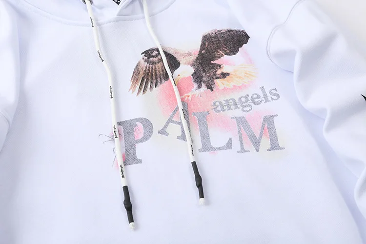 

Palm Angels 2020ss new eagle print Hoodies Sweatshirts loose street hip-hop graffiti letter print men women same style