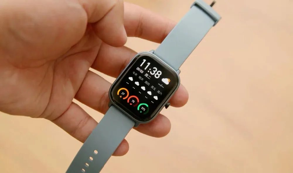 Глобальная версия Amazfit GTS мужские Смарт-часы 1,6" retina дисплей водонепроницаемые Смарт-часы 14 дней батарея управление музыкой черный Firday