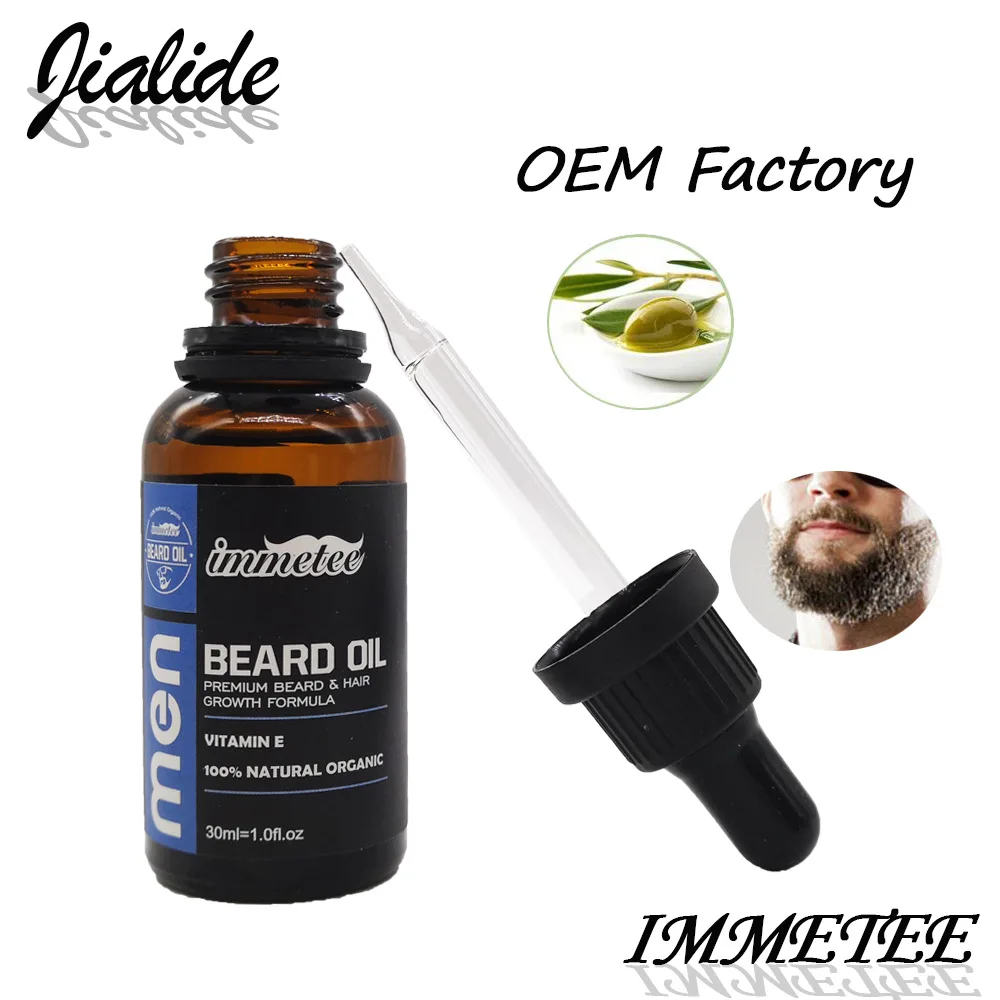 

Beard Oil 30ml softened beard care solution dropper bottle for men