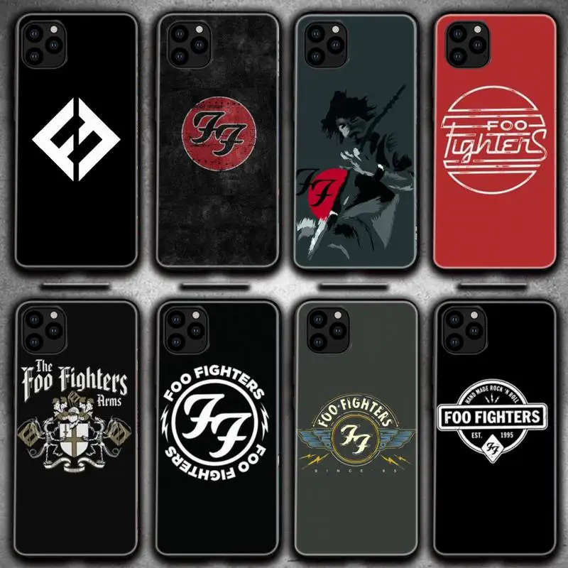 

Foo Fighters Soft Cover Phone Case For Iphone 6 6s 7 8 Plus XR X XS XSmax 11 12 Pro Mini Max