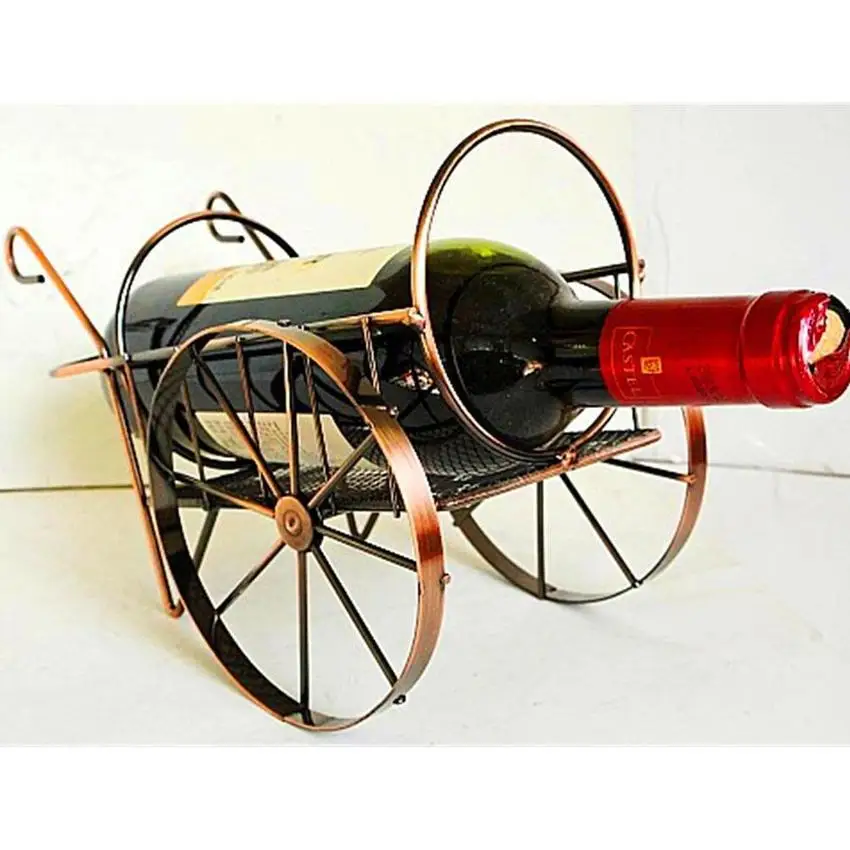 Креативные украшения для дома винтажная тележка с узором из нержавеющей стали