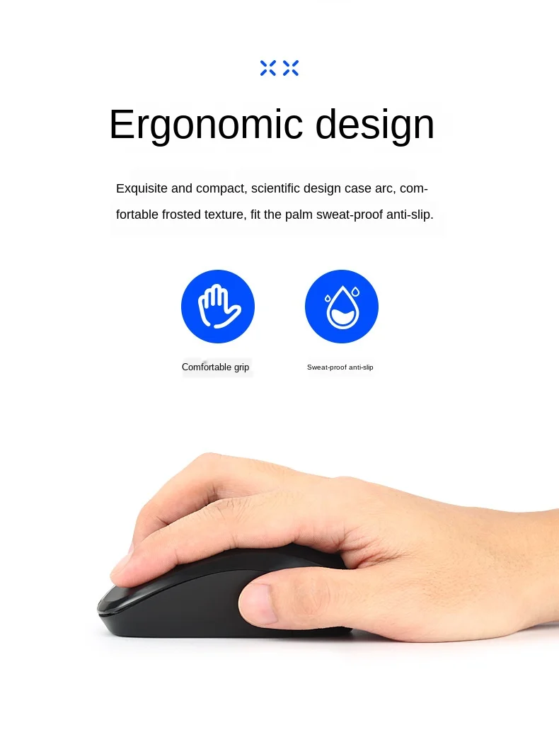 2 4 ГГц Беспроводной Мышь геймер эргономичный оптический Портативный