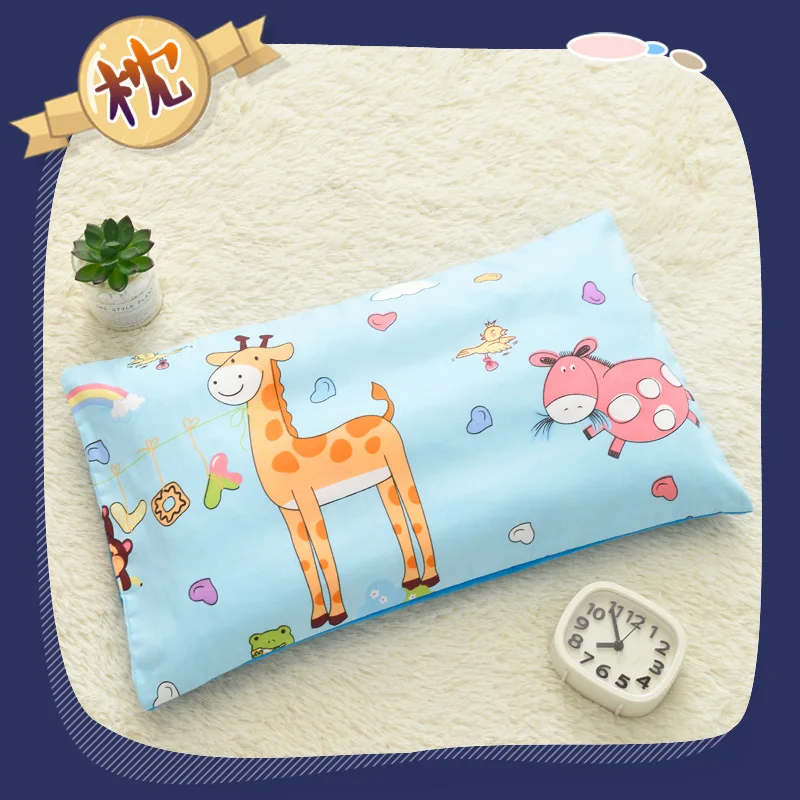 Giraffe 30x50cm Прямоугольная детская подушка, милая детская подушка для головы, Студенческая Подушка для сна, не скатывается, формирующая подушка для младенцев, поддержка для сна - Цвет: Giraffe 30x50cm
