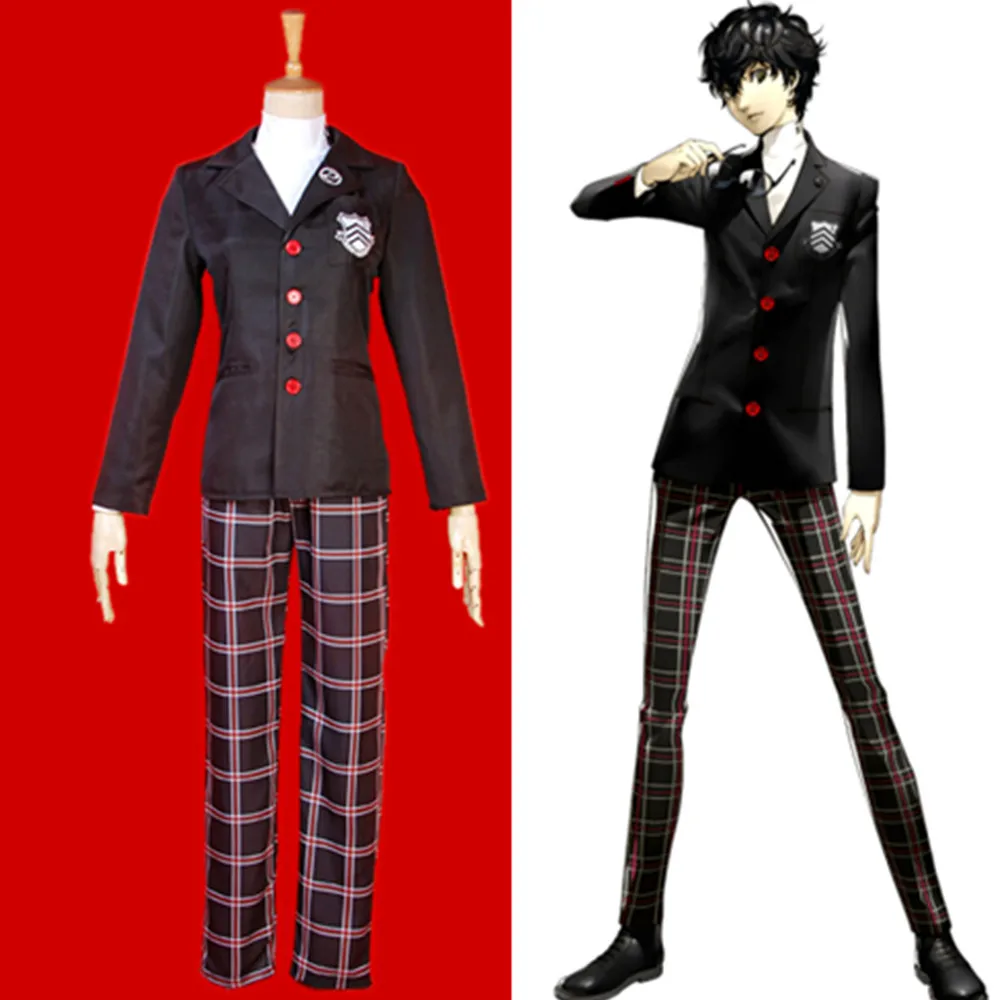 Маска персонажа Косплэй Persona 5 Амамия маски Ren парик костюм для взрослых на