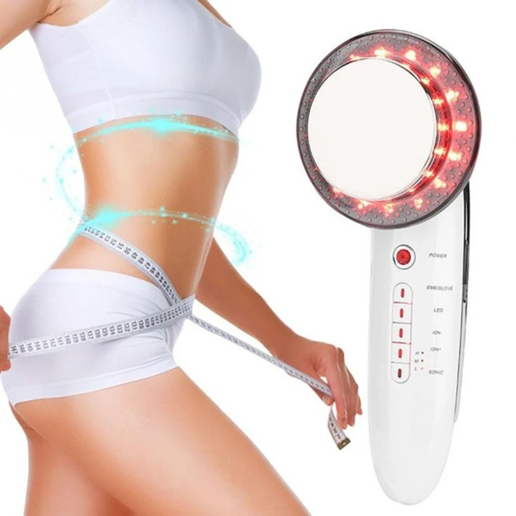 Goedkoop Echografie Cavitatie Ems Lichaam Vermagering Stimulator Gewichtsverlies Anti Cellulite Fat Burner Galvanische Infrarood Ultrasone Golf Therapie