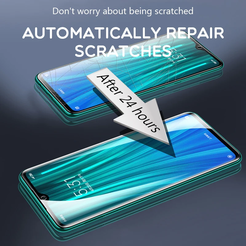 3PCS HD Note 8 Pro Hydrogel Film for Redmi Note 8T Screen Protector Xiaomi Redmi Note 8 Pro Protective Film Redmi-Note-8T Glass